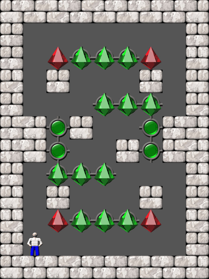 Sokoban Compact Catalysts level 74